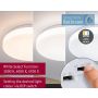 Plafoniera Luiana LED 16,5W okrągła 280mm 1750lm Power DIP 13/18W  3000/4000/5700K IP44 230V biały / tworzywo sztuczne - 4