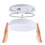 Plafoniera Luiana LED 16,5W okrągła 280mm 1750lm Power DIP 13/18W  3000/4000/5700K IP44 230V biały / tworzywo sztuczne - 10