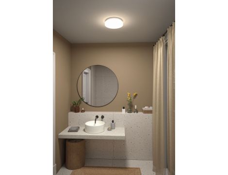 Plafoniera Luiana LED 16,5W z czujnikiem HF okrągła 280mm 1750lm Power DIP 13/18W White Select 3000/4000/5700K IP44 230V biały / tworzywo sztuczne - 9