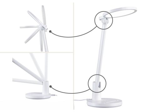 Lampka biurkowa Darba LED 15W DIM 4000K 1150lm 230V biały mat / metal / tworzywo sztuczne - 3