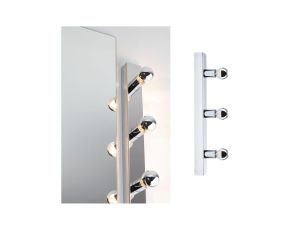 Oprawa ścienna REGULA II nad lustro E14 max. 3x40W DIM 230V IP 44 chrom / metal