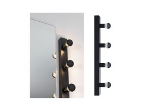 Oprawa ścienna REGULA II nad lustro E14 max. 4x40W DIM 230V IP 44 czarny / metal