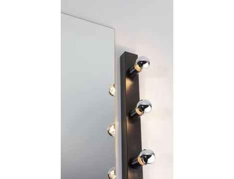 Oprawa ścienna REGULA II nad lustro z kablem E14 max. 4x40W DIM 230V IP 44 czarny / metal - 6