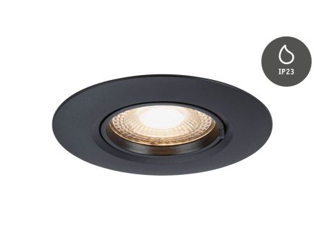 Zestaw opraw do wbudowania Starr GU10 max. 3x10W DIM 90mm IP23 230V czarny / tworzywo sztuczne - 5