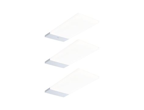 Oprawa podszafkowa LED Bredo zestaw 3 szt. czujnik zbliżeniowy 3x2,5W 80x190mm 3x180lm 230/12V czarny - 2