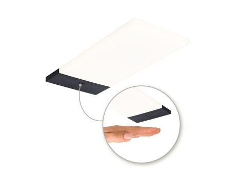 Oprawa podszafkowa LED Bredo zestaw 3 szt. czujnik zbliżeniowy 3x2,5W 80x190mm 3x180lm 4000K 230/12V czarna - 2