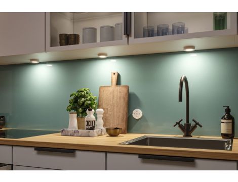 Oprawa podszafkowa LED Batuno zestaw 3szt z pilotem 3x2.1W 70mm 3x180lm 230/24V zmienna barwa 2200/2700/3500/4000K biały / tworzywo sztuczne - 2