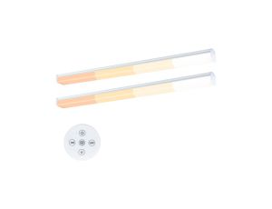 Oprawa podszafkowa LED Barreo zestaw 2szt z pilotem 2x3.3W 300x22mm 2x300lm 230/24V zmienna barwa 2200/2700/3500/4000K biały / tworzywo sztuczne