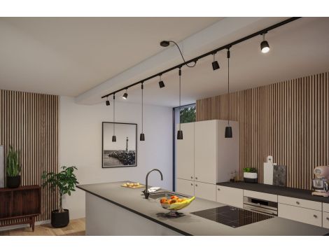 Przewód zasilający URail SH Zigbee 1m max.100W 230V czarny mat / tworzywo sztuczne - 6