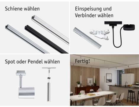 Adapter środkowy URail SH Zigbee ściemnianie/włączanie max.50W 230V chrom mat / metal - 4