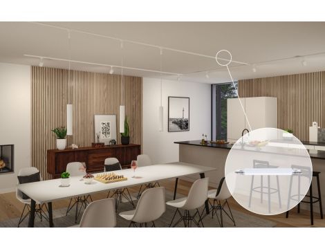 Adapter środkowy URail SH Zigbee ściemnianie/włączanie max.50W 230V biały RAL 9003 / metal - 3