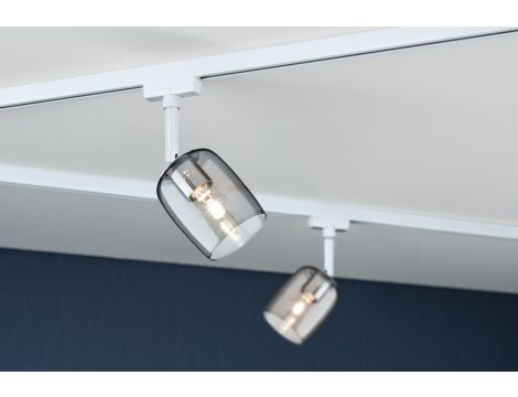 Spot Blossom URail max 1x10W G9 DIM 230V biały RAL 9003 / szkło przydymione - 5