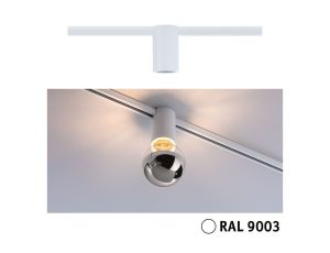 Oprawa Ceiling Socket URail max 1x20W E27 230V biały RAL 9003 / metal