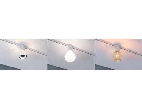 Oprawa Ceiling Socket URail max 1x20W E27 230V biały RAL 9003 / metal - 6