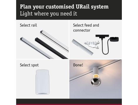 Oprawa Ceiling Socket URail max 1x20W E27 230V biały RAL 9003 / metal - 10