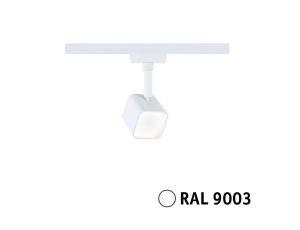 Reflektor na szynoprzewód URail Muri LED 4W 240lm 3000K 230V Biały RAL9003 / tworzywo sztuczne