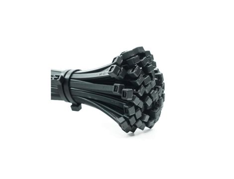 Opaska kablowa czarna OPK_7,6-200-UVC/25 /25szt./