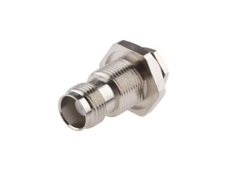 Złącze koncentryczne, 50, 0 to 6GHz, Żeński, zaciskane, Montaż na panelu