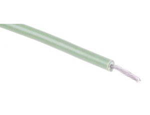 Przewód jednożyłowy linkowy, UL1015, 0,75 mm, 16/0,25 mm, 18 AWG, PVC, 600 V, Zielony, dł. 100m, RS PRO