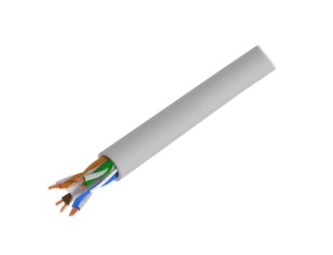 Przewód U/UTP Cat 6 Cu 26AWG PVC 305m szary