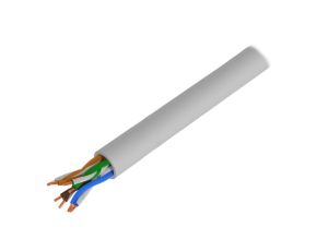 Przewód U/UTP Cat 6 CCA 24AWG PVC 305m szary