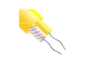 Przewód termoparowy K, -60 → +350 C., dł. 50m, izolacja: Włókno szklane, 1-żyłowy, RS PRO