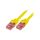 CQ2097U Patch cord U/UTP 6 linka Cu LSZH żółty 10m 26AWG