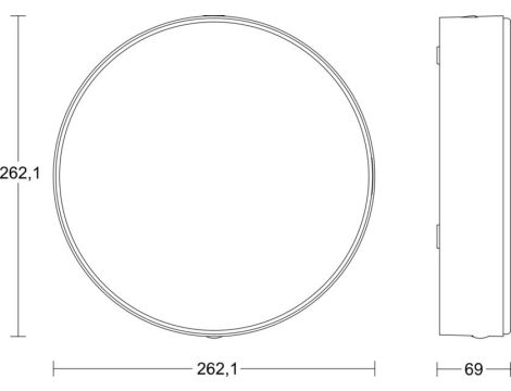 Oprawa LED Steinel RS PRO A20 SC 12W 3000K IP54 IK10 230V biały / aluminium - 3