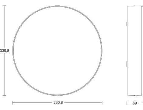 Oprawa LED Steinel RS PRO A30 SC 20,7W 4000K IP54 IK10 230V biały / aluminium - 2