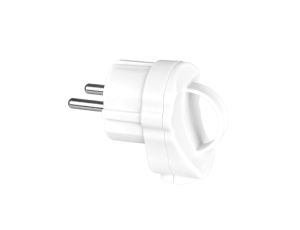 Wtyk schuko z uchwytem, biały, na kabel 16A VA0281 VAYOX