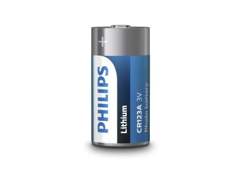 CR123A bateria 3V lithium Philips