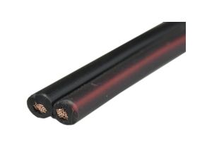 Przewód głośnikowy SMYp 2x0,22 czarny CU miedź Mercor 50m