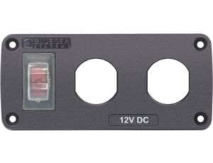 Blue Sea wodoodporny panel, wyłącznik automatyczny 15 A, 2 otwory