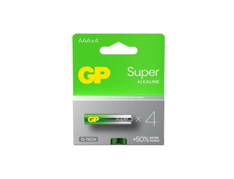 4 x bateria alkaliczna GP Super Alkaline G-TECH LR03 / AAA