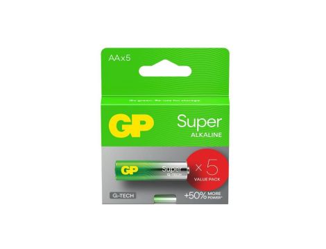 5 x bateria alkaliczna GP Super Alkaline G-TECH LR6 / AA