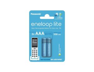 Akumulator NiMH R03 / AAA 550mAh 1,2V Eneloop Lite BK-4LCCE/2DE (2szt.)