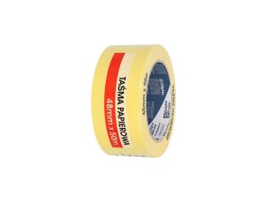 Taśma papierowa żółta 48mmx50m Blue Dolphin