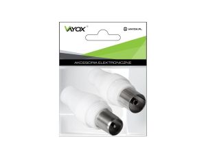 Zestaw wtyk antenowy + gniazdo antenowe Greckie VA0097 Vayox