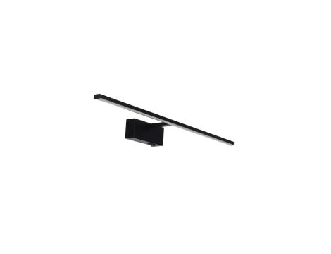 Kinkiet łazienkowy nad lustro/pokojowy LED, 12W, 850lm, 4200K, IP45, czarny, KANARYA-12 HOROZ