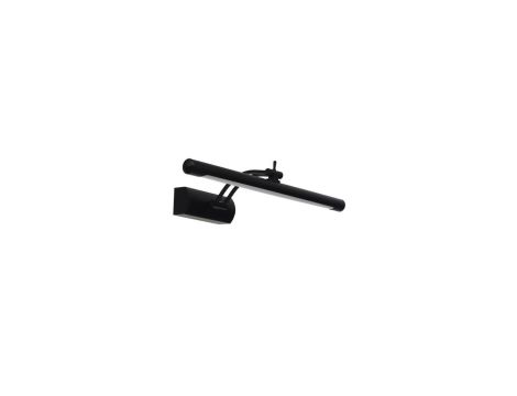 Kinkiet łazienkowy nad lustro/ pokojowy LED, 8W, 570lm, 4200K, IP45, czarny, ANKA-8 HOROZ