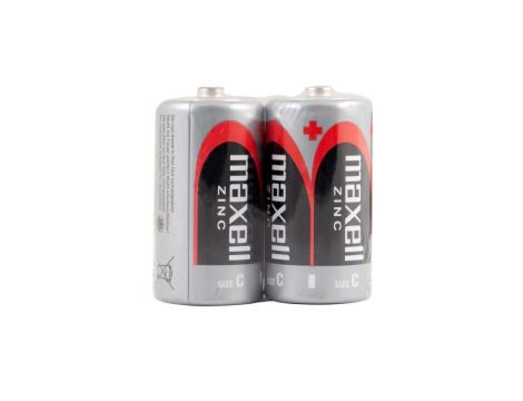 2 x bateria cynkowo-węglowa Maxell R14 / C (taca)