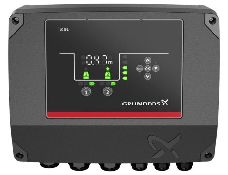 Grundfos - Sterowniki poziomu (Pompa) LC 241 LC 231 2 x 1-9 DOL PI 99369650
