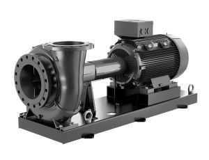Grundfos - Jednostopniowa pompa odśrodkowa z wlotem osiowym i sprzęgłem NK 200-400/344 AA2F1AESBAQEVW3 98318653