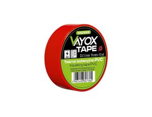 Taśma izolacyjna PVC 19mm x 10yd czerwona VA0325 Vayox