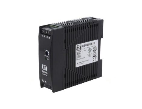 Zasilacz impulsowy: na szynę DIN, 50W, 12VDC, 4A, 85-264VAC