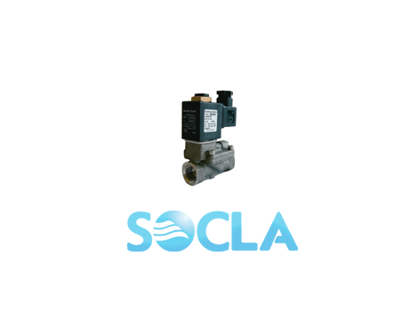 Zawór elektromagnetyczny z serwosterowaniem wraz z cewką , normalnie zamknięty Typ WBI2 1 1/4" FKM - 24V DC Socla