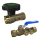 Zawór zwrotny antyskażeniowy rodziny EA ze zintegrowanym zaworem kulowym Typ BASIC CC DN 1.1/4