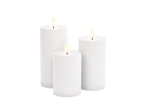 Zestaw 3 świec LED Outdoor