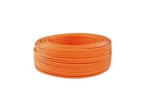 Kabel teleinformatyczny S/FTP kat.7 wewnętrzny Dca LSZH pomarańczowy NEKU /100m/