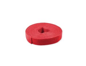 VALUE rzep na rolce, 10 mm, czerwony, 25 m